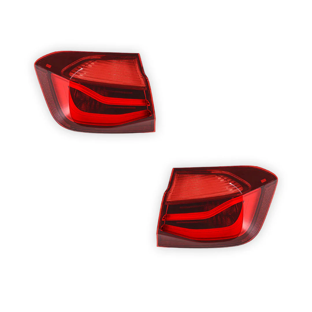 BMW 3 Series F30 / F80 (2016 - 2018) Black Line LED Outer Tail Lights LH + RH - Image 5