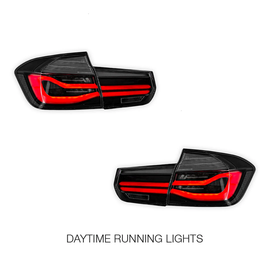 BMW 3-Series F30 / F80 / M3 (2012 - 2019) Sequential Smoked LED Tail Lights LH + RH - Image 2