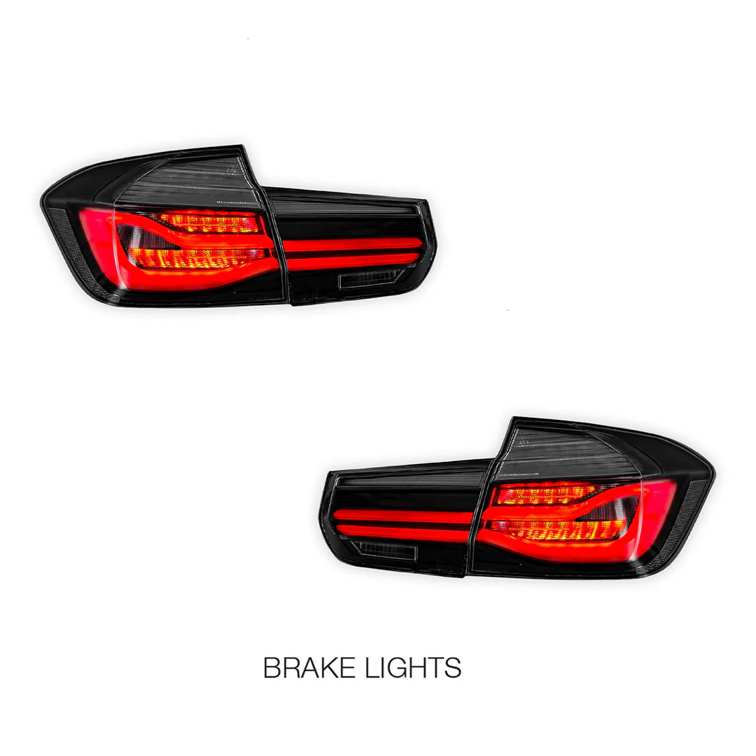 BMW 3-Series F30 / F80 / M3 (2012 - 2019) Sequential Smoked LED Tail Lights LH + RH - Image 3