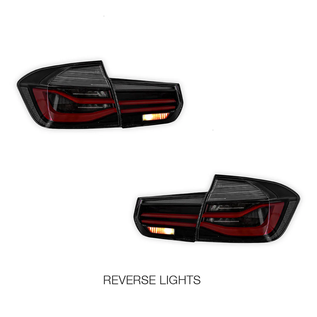BMW 3-Series F30 / F80 / M3 (2012 - 2019) Sequential Smoked LED Tail Lights LH + RH - Image 5