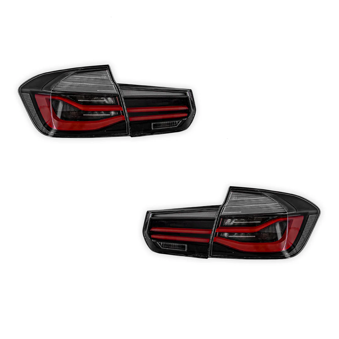 BMW 3-Series F30 / F80 / M3 (2012 - 2019) Sequential Smoked LED Tail Lights LH + RH - Image 6