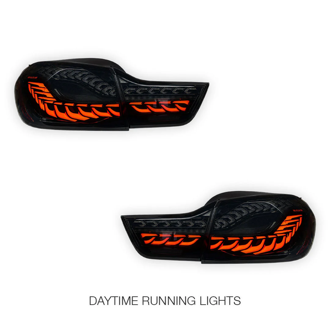 BMW 4 Series F32 / F33 / F36 / F82 / F83 (2013 - 2020) Smoked Sequential Full LED / OLED Tail Lights LH + RH - Image 2