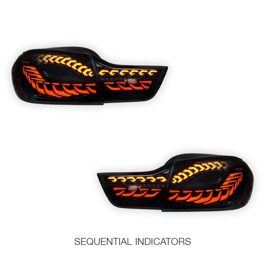 BMW 4 Series F32 / F33 / F36 / F82 / F83 (2013 - 2020) Smoked Sequential Full LED / OLED Tail Lights LH + RH - Image 3