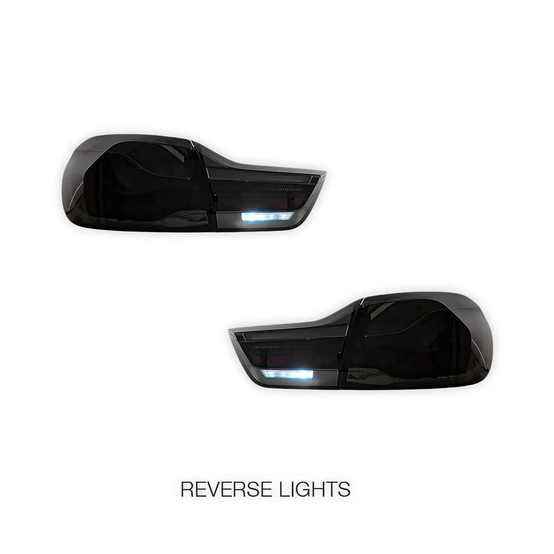 BMW 4-Series F32 / F33 / F36 / F82 / F83 (2014 - 2020) GTS Style Sequential Smoked Full LED Tail Lights LH + RH - Image 5