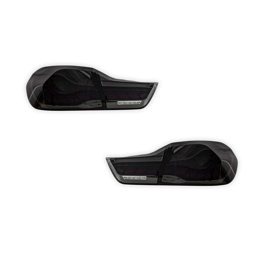 BMW 4-Series F32 / F33 / F36 / F82 / F83 (2014 - 2020) GTS Style Sequential Smoked Full LED Tail Lights LH + RH - Image 6