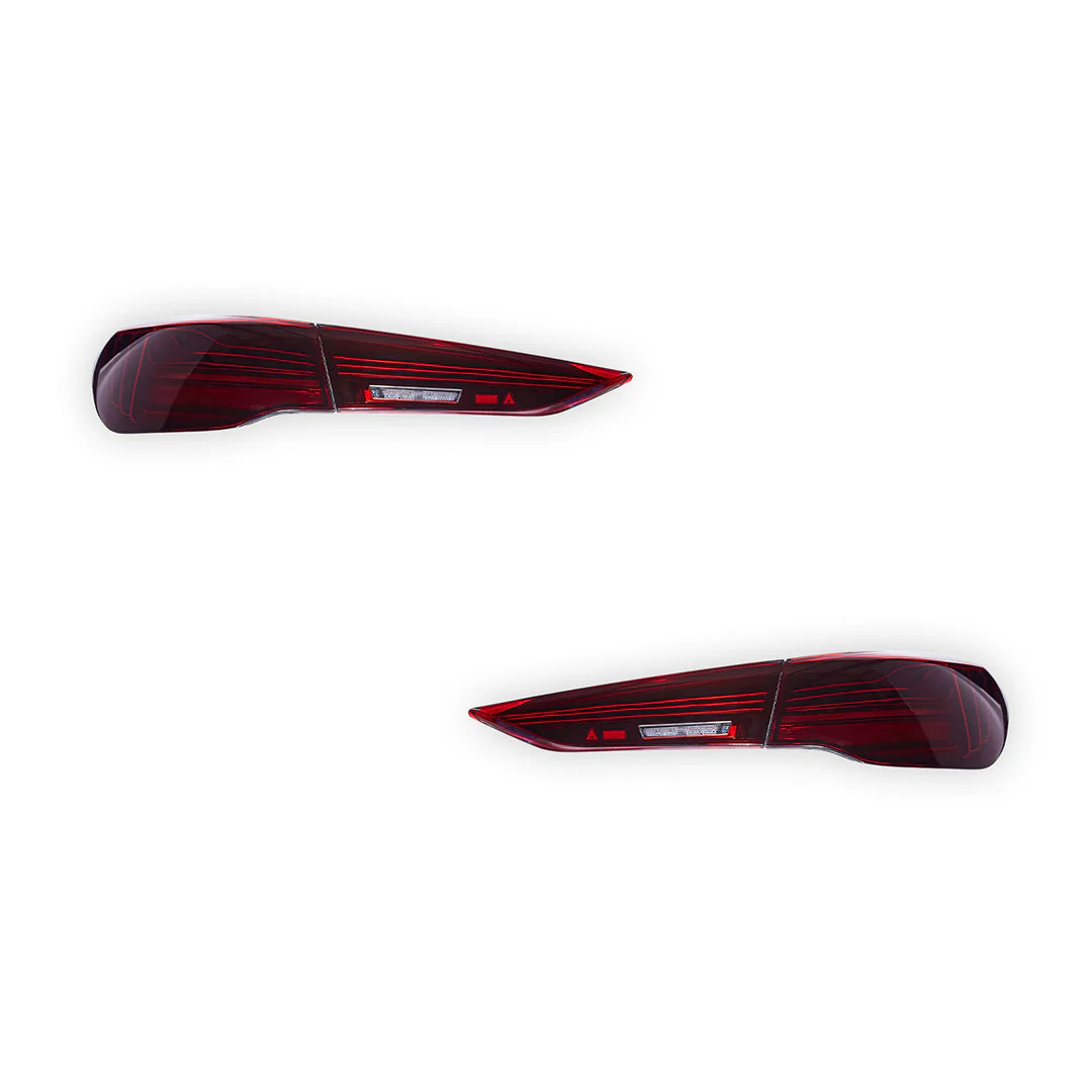BMW 4-Series G22 / G23 / G26 (2020 - 2025) Sequential Red Full LED Tail Lights LH + RH - Image 6