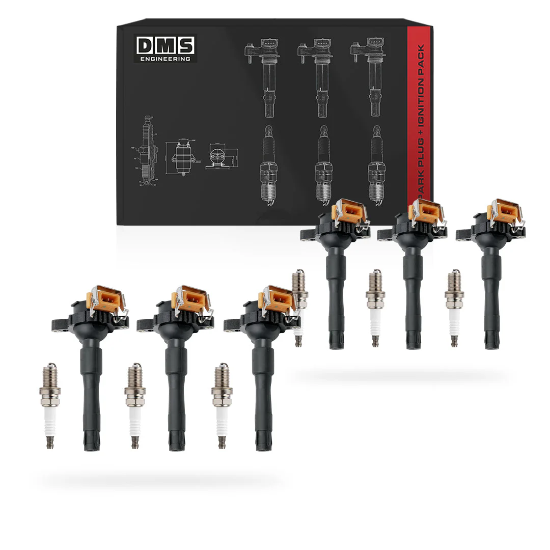 BMW 5 Series E39 / E53 (1997 - 2003) 2.5L / 2.8L / 3.0L / 4.4L Ignition Coils and Spark Plugs Complete Set - Image 2