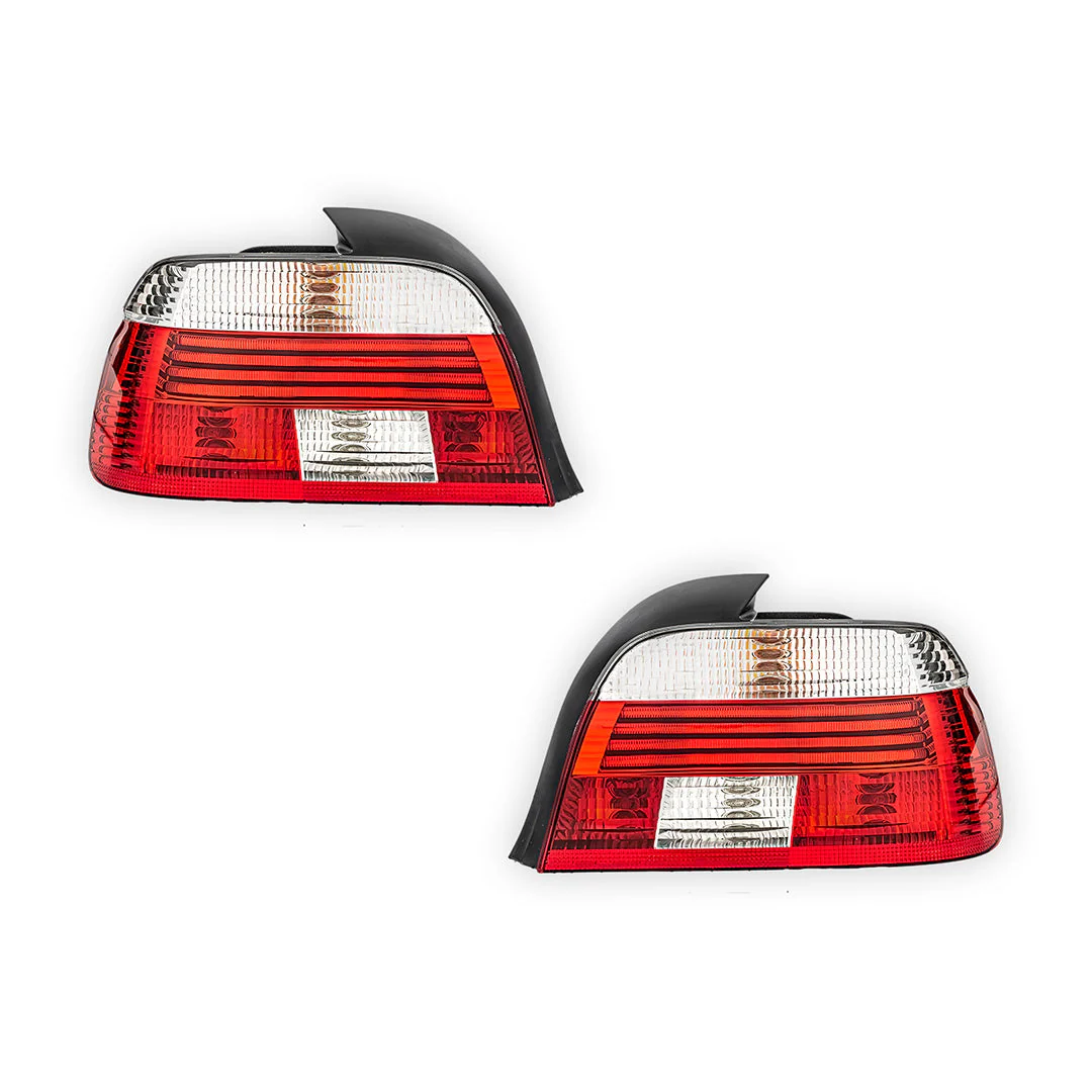 BMW 5 Series E39 Sedan / Wagon (2001 - 2003) OEM Style Tail Lights LH + RH - Image 2