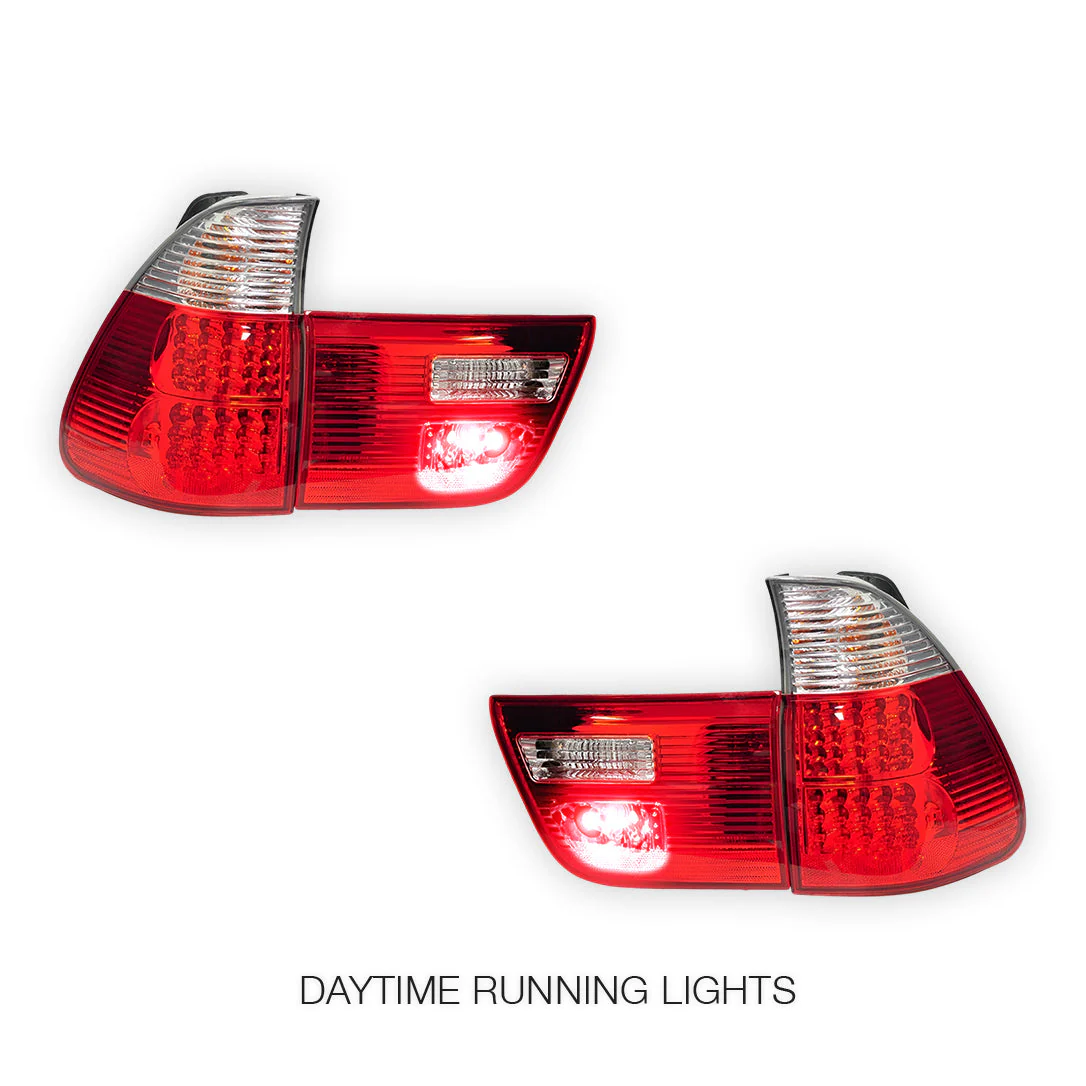 BMW X5 E53 (2000 - 2003) LED Tail Lights and Tail Gate Garnish LH + RH - Image 2
