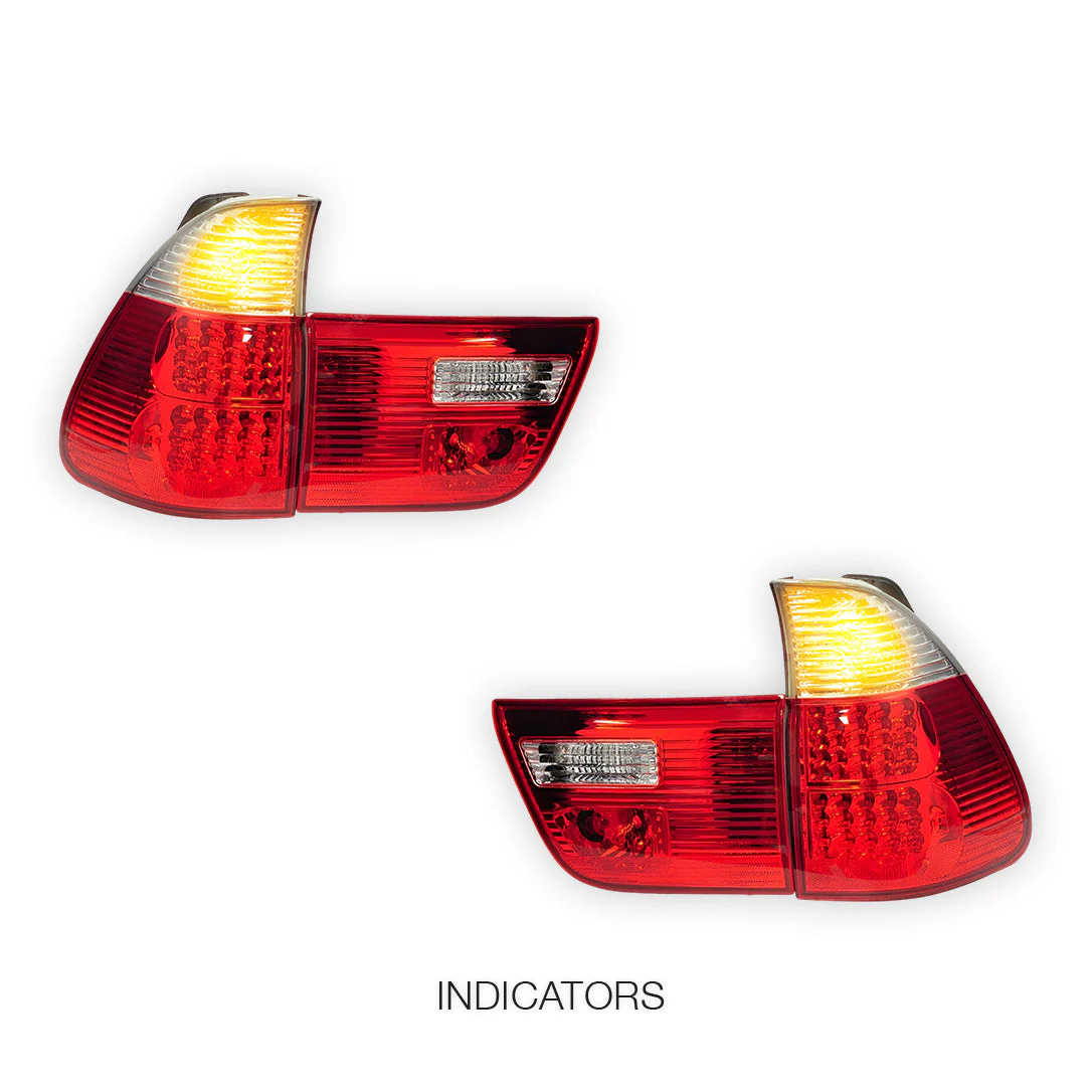 BMW X5 E53 (2000 - 2003) LED Tail Lights and Tail Gate Garnish LH + RH - Image 3