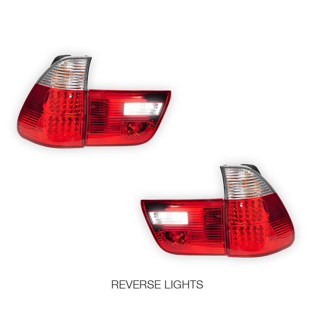 BMW X5 E53 (2000 - 2003) LED Tail Lights and Tail Gate Garnish LH + RH - Image 5