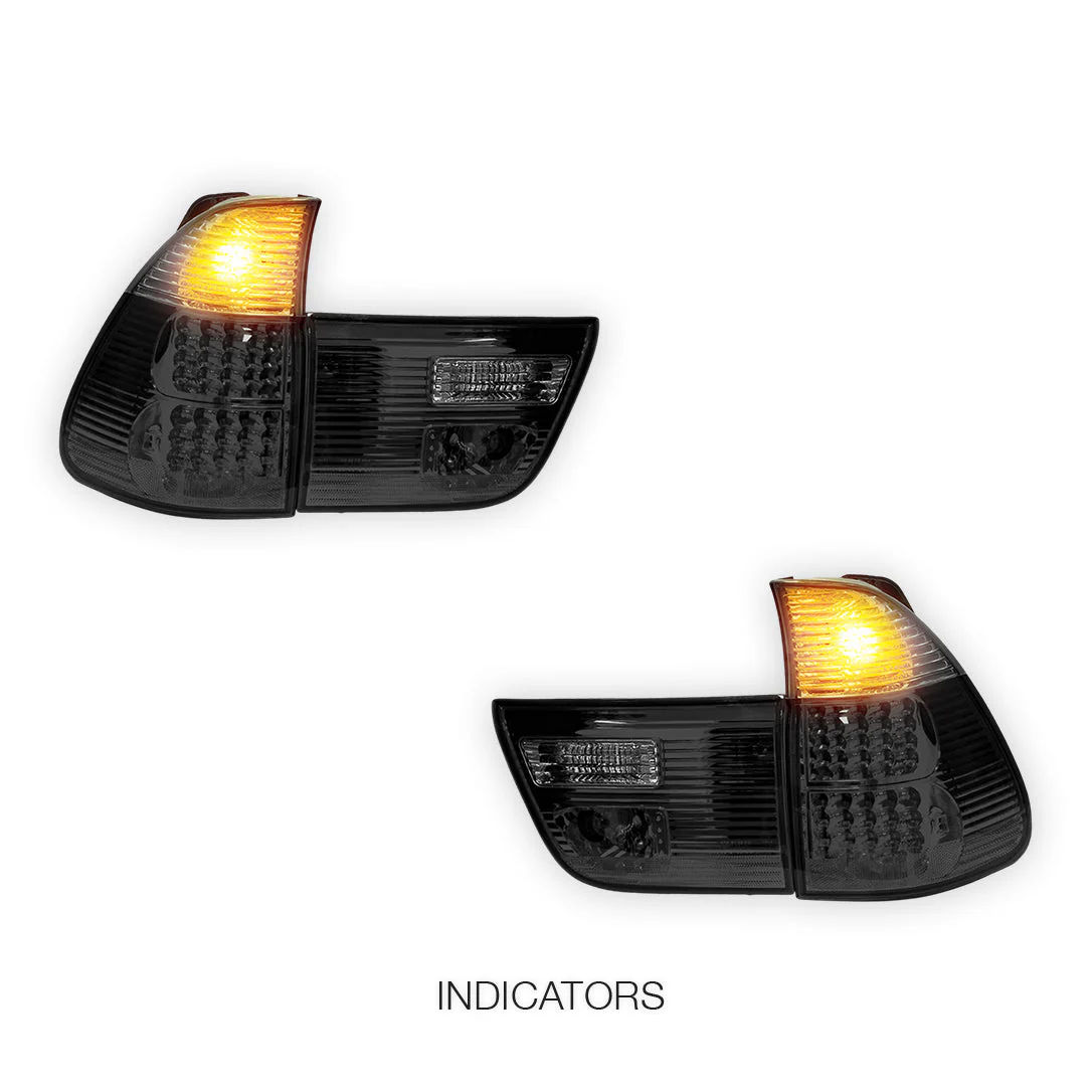 BMW X5 E53 (2000 - 2003) LED Tail Lights and Tail Gate Garnish LH + RH - Image 9