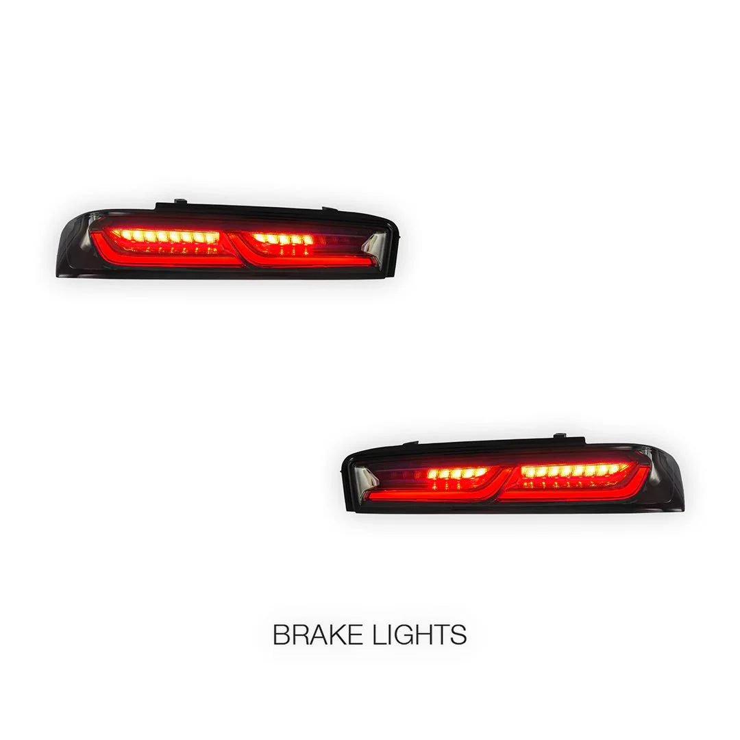 Chevrolet Camaro (2016 - 2018) Sequential Smoked LED Tail Lights LH + RH - Image 2
