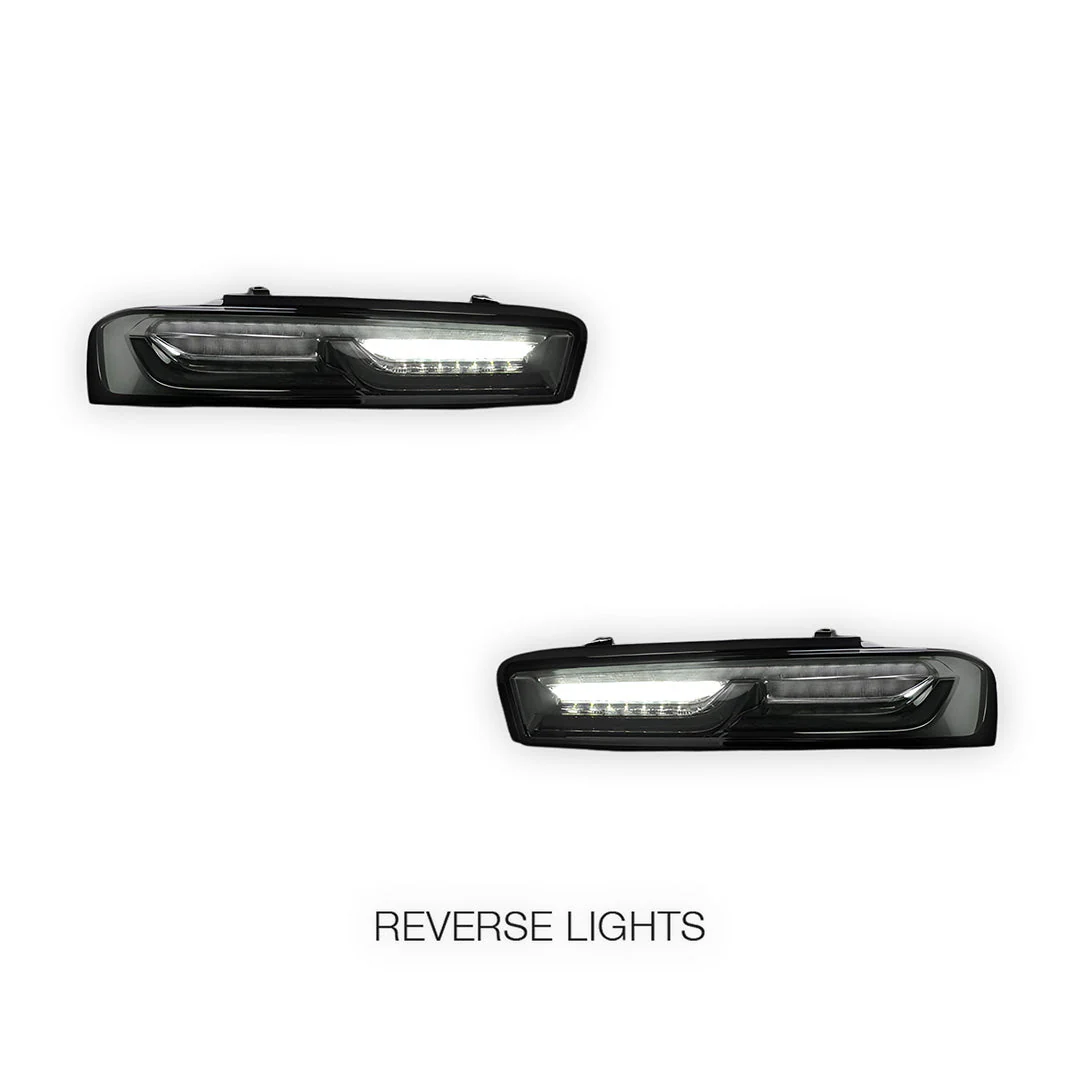 Chevrolet Camaro (2016 - 2018) Sequential Smoked LED Tail Lights LH + RH - Image 5