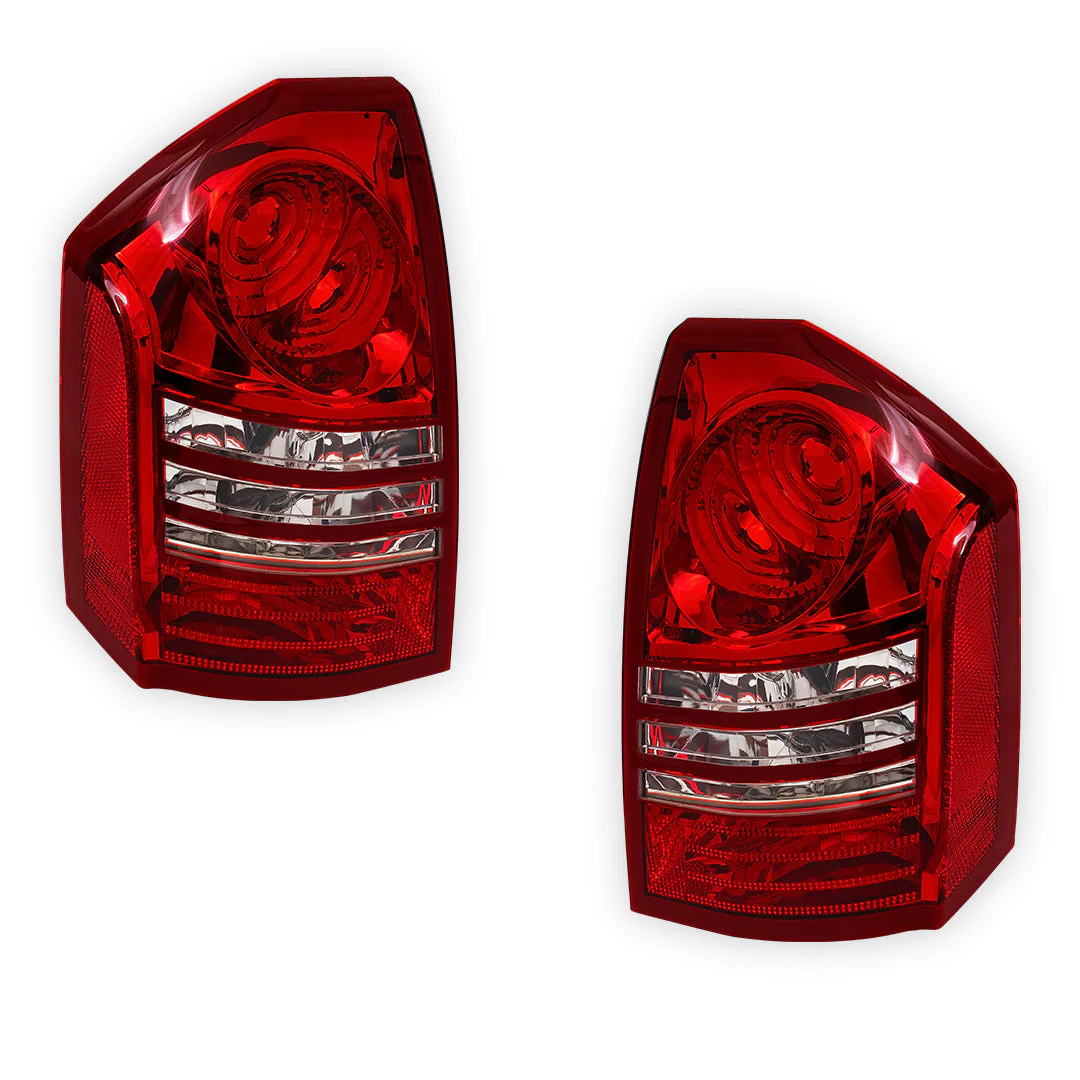 Chrysler 300C (2005 - 2008) Halogen OEM Style Tail Lights LH + RH - Image 2
