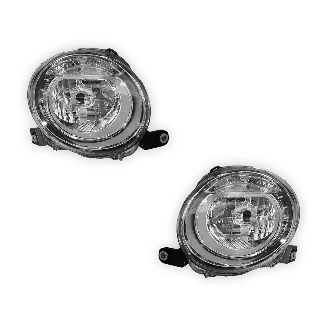 Fiat 500 Series 1 (2008 - 2015) Upper Headlights Low Beam LH + RH - Image 2