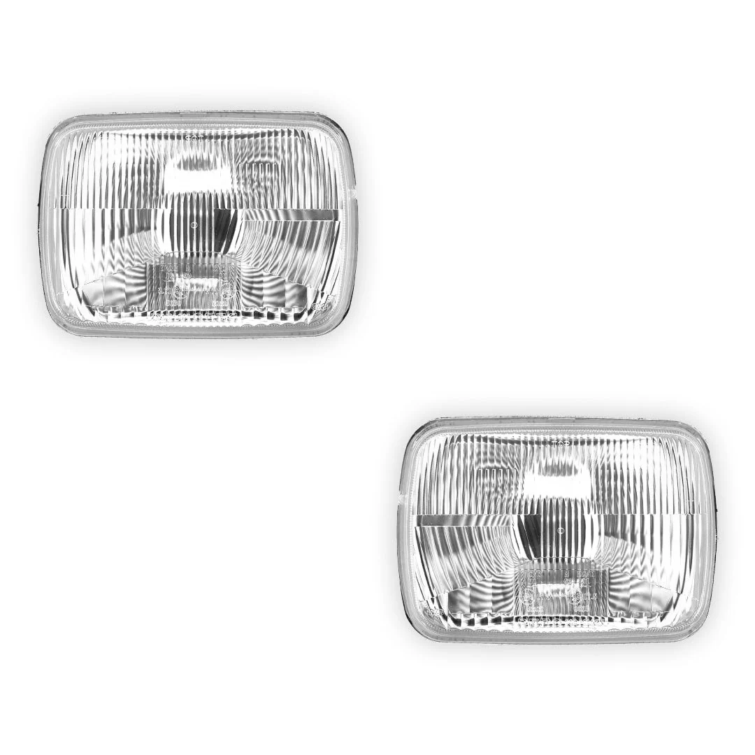Ford Courier PC (1985 - 1996) Rectangular Halogen OEM Style Headlights LH + RH - Image 2