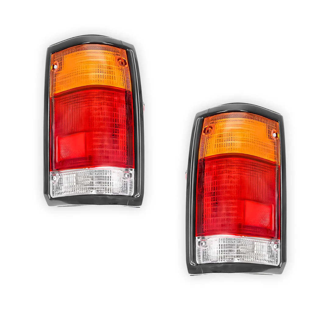 Ford Courier PC / PD (1985- 1996) Black OEM Style Tail Lights LH + RH - Image 2