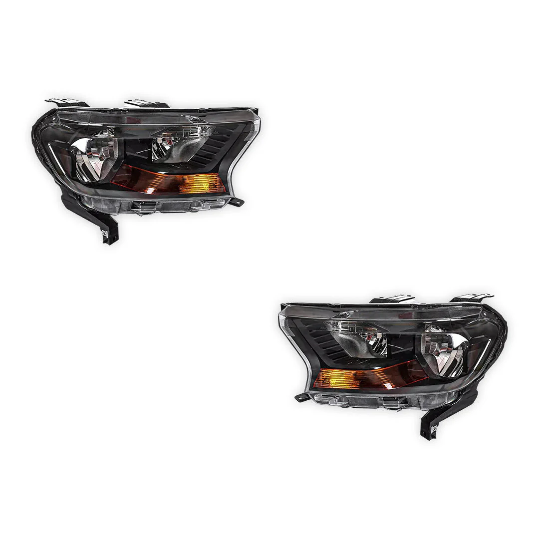 Ford Everest UA Series 1 (2015 - 2018) Non-Projector Headlights LH + RH - Image 2