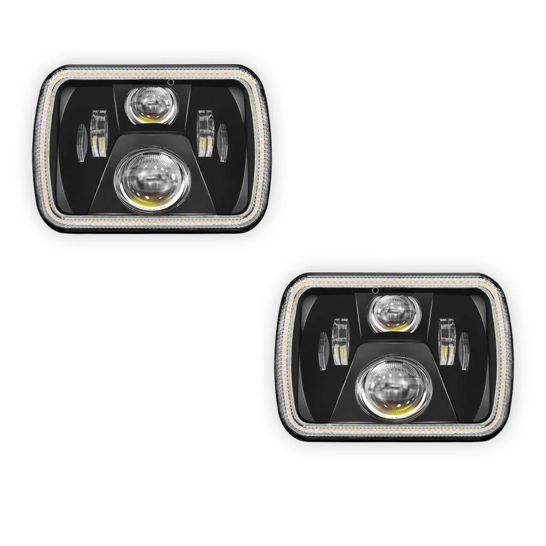 Ford F-350 RM / RN (2001 - 2006) LED Headlights Halo DRL  LH + RH - Image 29