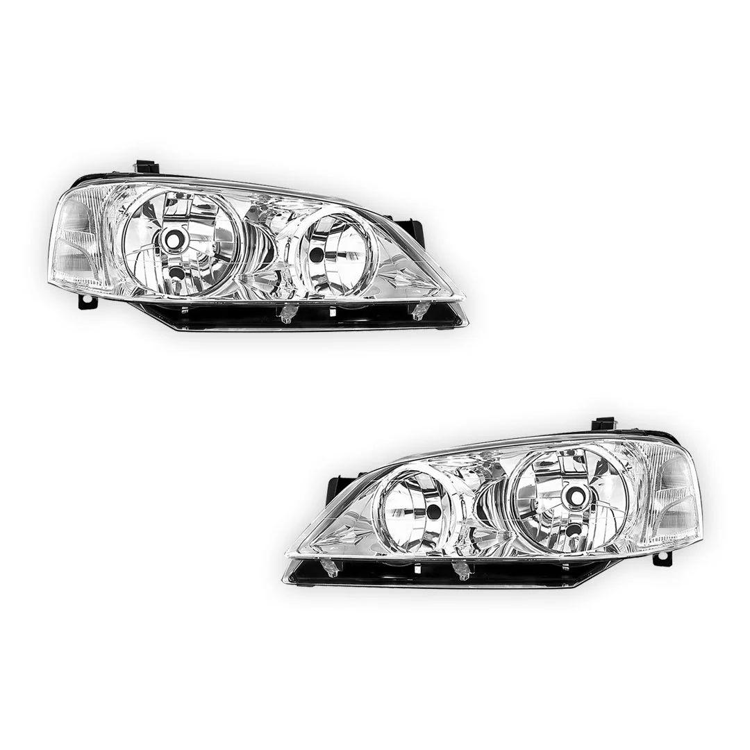 Ford Fairlane BA (2003 - 2005) OEM Style Headlights LH + RH - Image 2