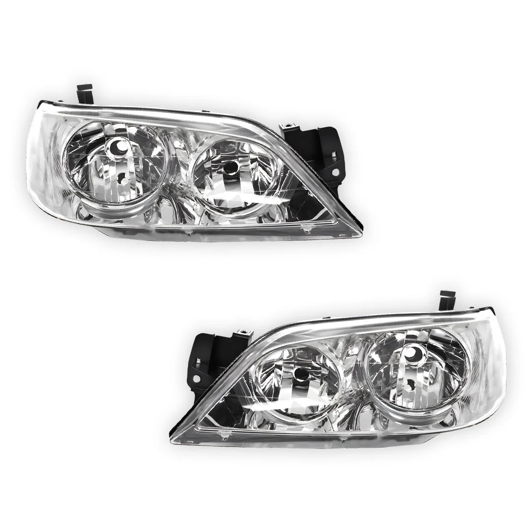 Ford Fairlane BF (2005 - 2007) OEM Style Headlights LH + RH - Image 2