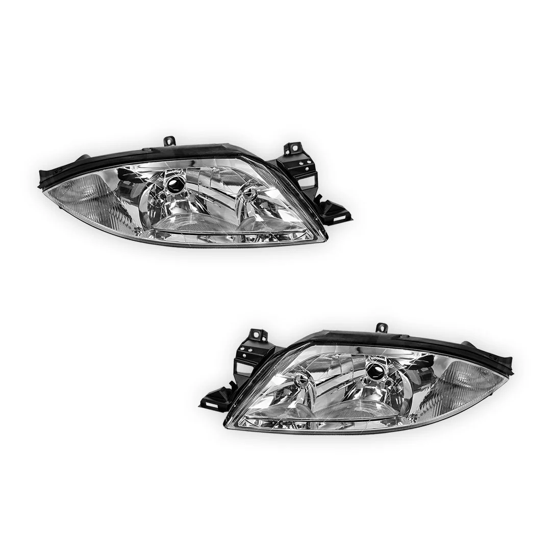 Ford Fairmont AU Series 1 (1998 - 2000) OEM Style Headlights LH + RH - Image 2