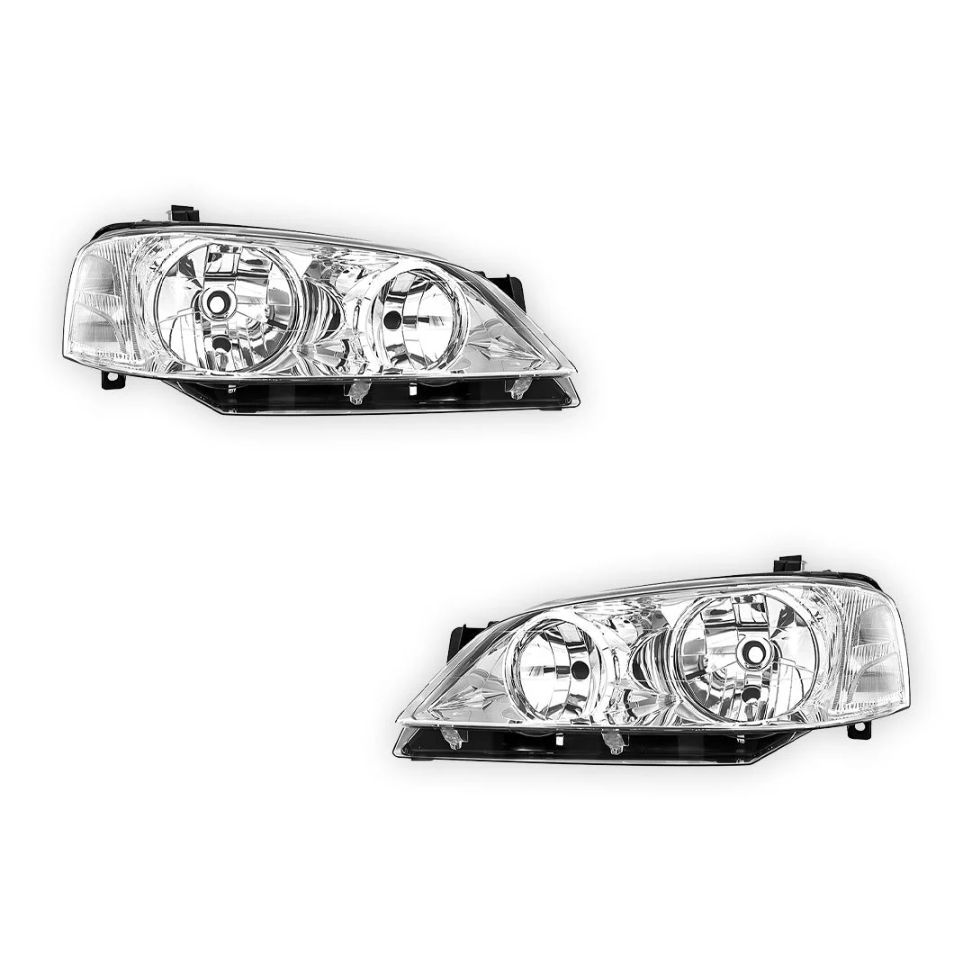 Ford Fairmont BA Series 2 (2003 - 2005) OEM Style Headlights LH + RH - Image 2