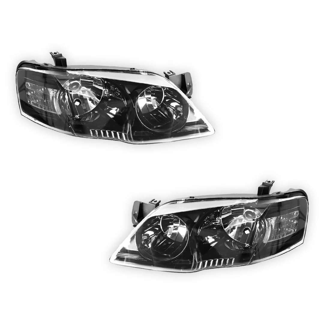 Ford Fairmont BF Series 2 (2006 - 2008) OEM Style Headlights LH + RH - Image 2