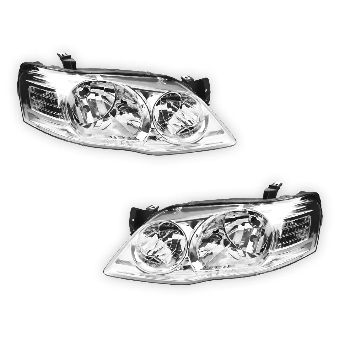 Ford Fairmont BF Series 2 (2006 - 2008) OEM Style Headlights LH + RH - Image 2
