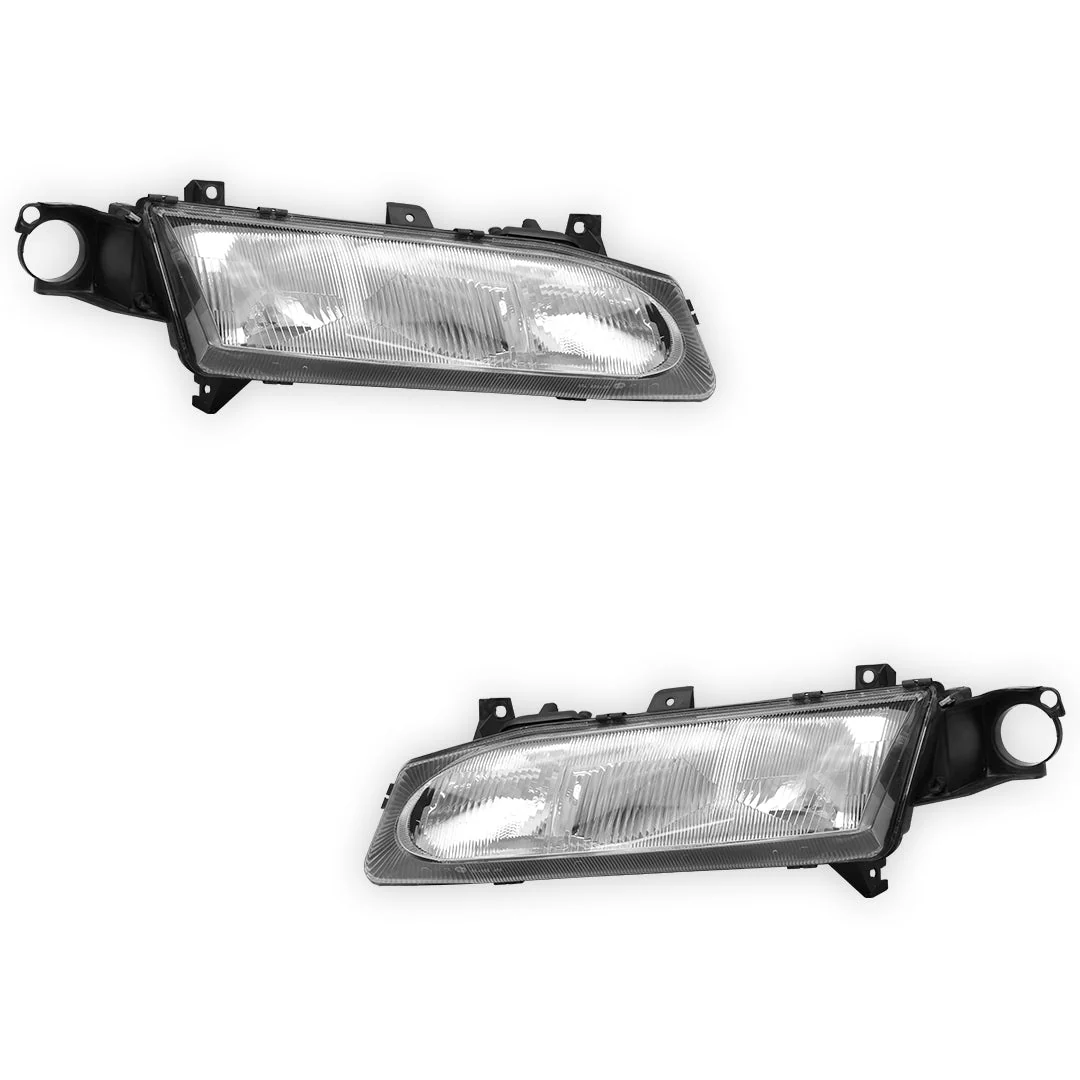 Ford Fairmont EF / EL (1994- 1998) Chrome OEM Style Headlights LH + RH - Image 2
