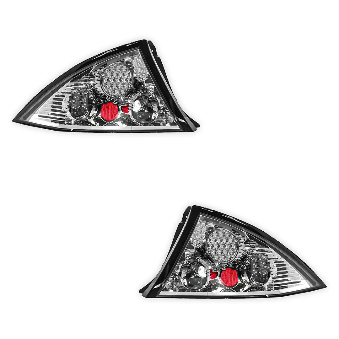 Ford Falcon AU Sedan (1998 - 2002) Chrome LED Altezza Tail Lights LH + RH - Image 2