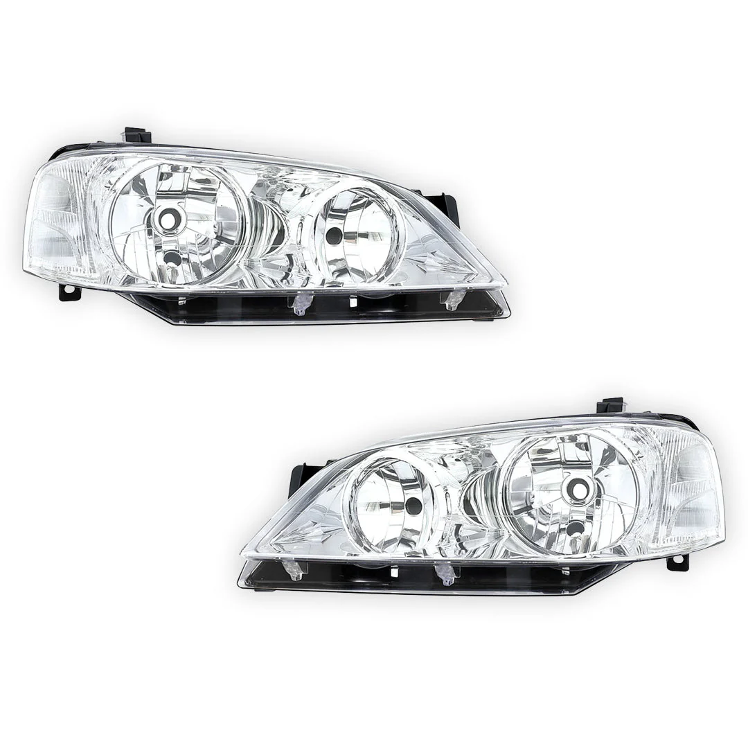 Ford Falcon BA (2002 - 2003) OEM Style Headlights LH + RH - Image 2