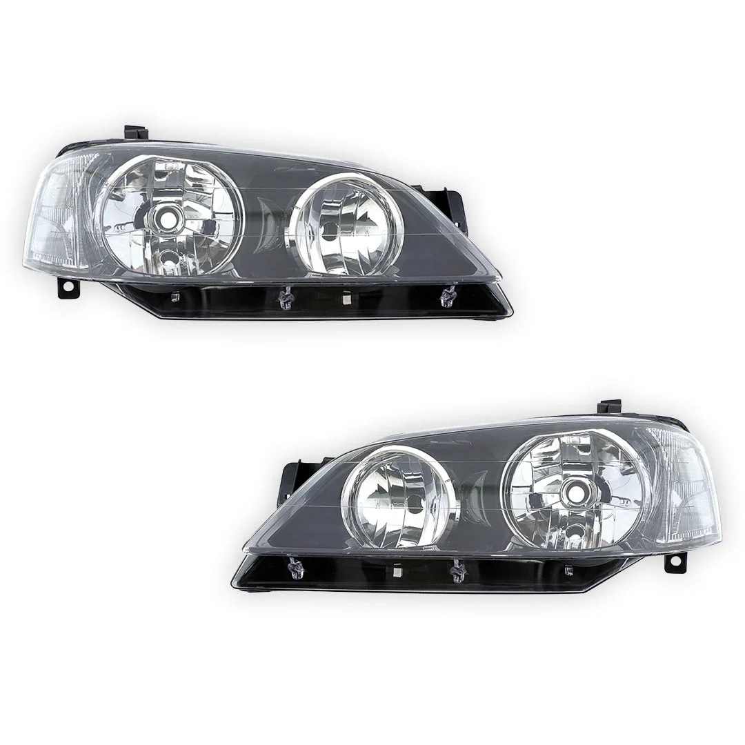 Ford Falcon BA (2002 - 2003) OEM Style Headlights LH + RH - Image 2