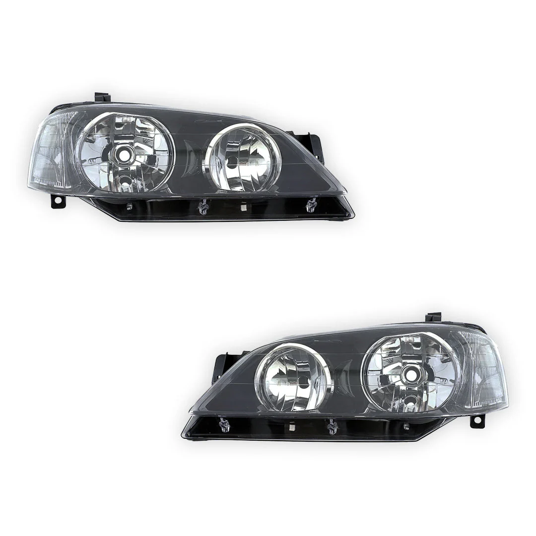 Ford Falcon BA (2002 - 2003) OEM Style Headlights LH + RH - Image 2