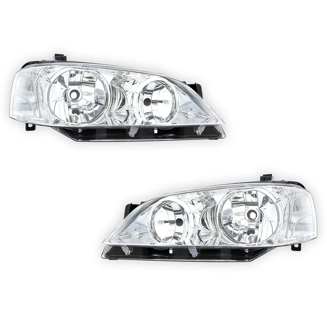 Ford Falcon BA (2002 - 2003) OEM Style Headlights LH + RH - Image 2