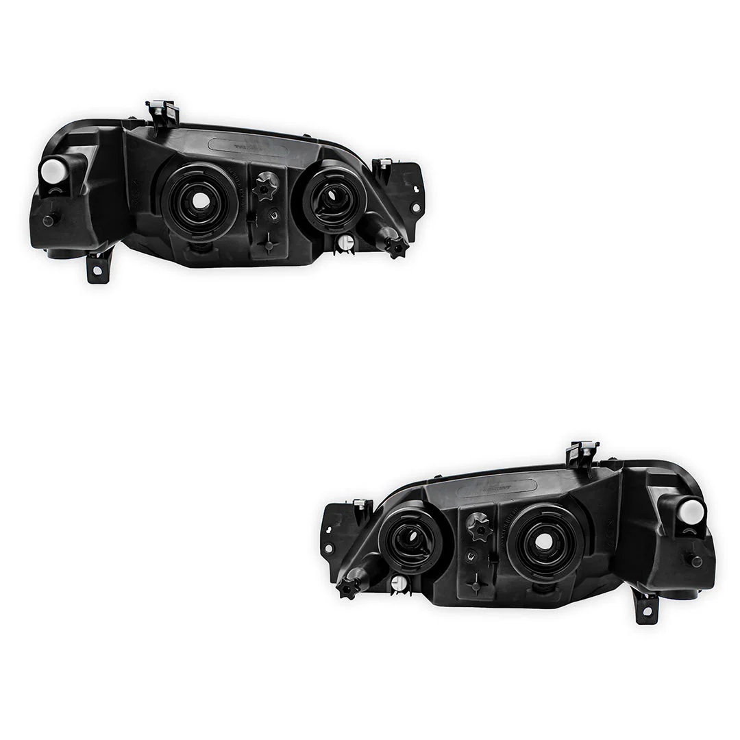 Ford Falcon BA / BF (2002 - 2006) Black Headlights LH + RH - Image 3
