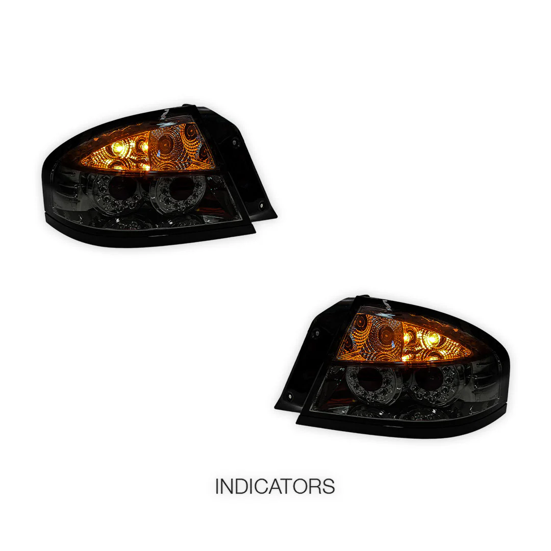 Ford Falcon BA / BF (2002 - 2007) Smoked LED Altezza Tail Lights LH + RH - Image 3