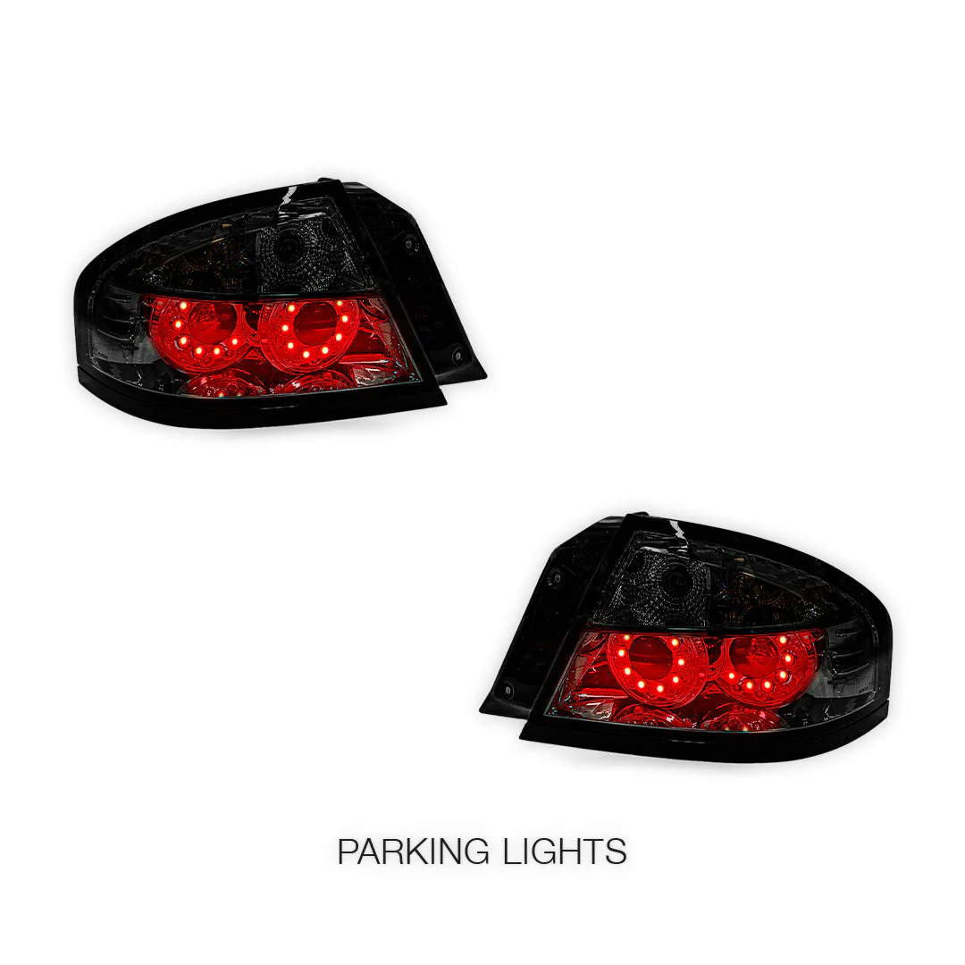 Ford Falcon BA / BF (2002 - 2007) Smoked LED Altezza Tail Lights LH + RH - Image 4