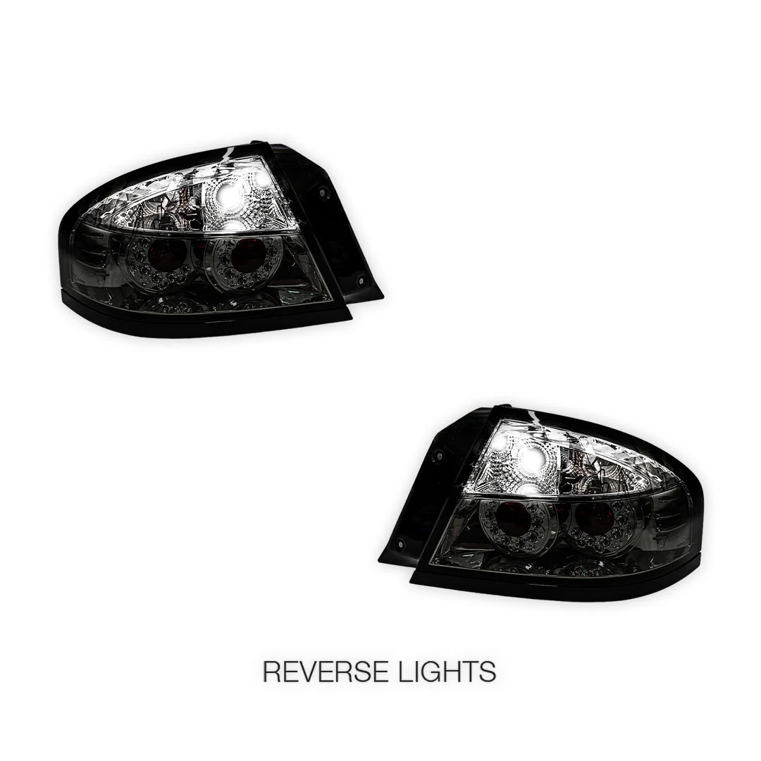 Ford Falcon BA / BF (2002 - 2007) Smoked LED Altezza Tail Lights LH + RH - Image 5
