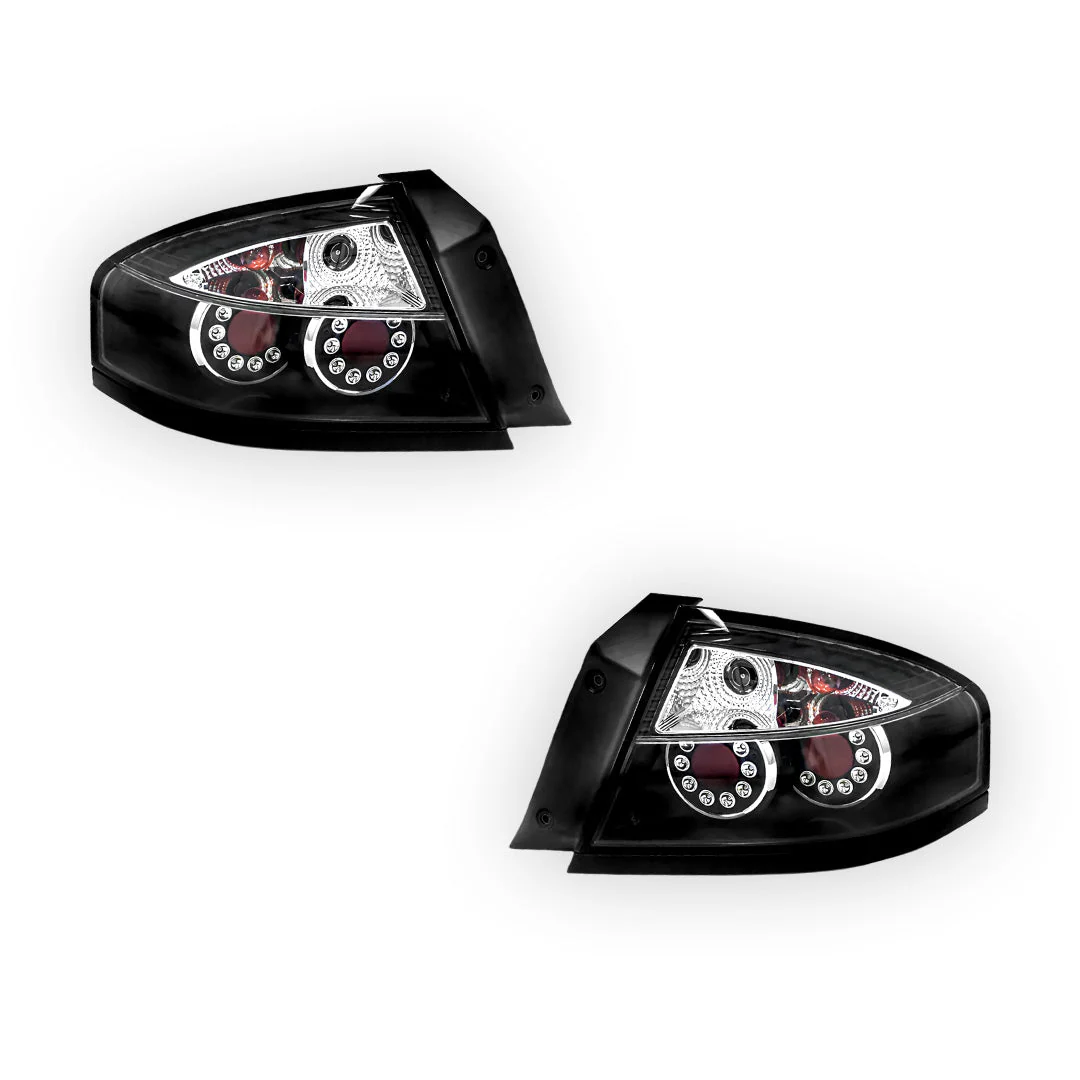 Ford Falcon BA / BF (2002 - 2008) Black LED Altezza Tail Lights LH + RH - Image 2