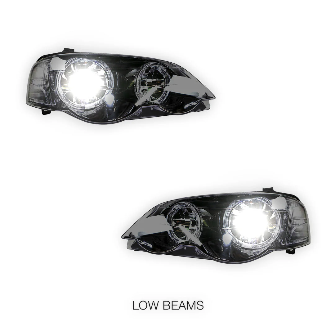 Ford Falcon BA / BF (2002 - 2008) LED DRL Projector Headlights LH + RH - Image 10