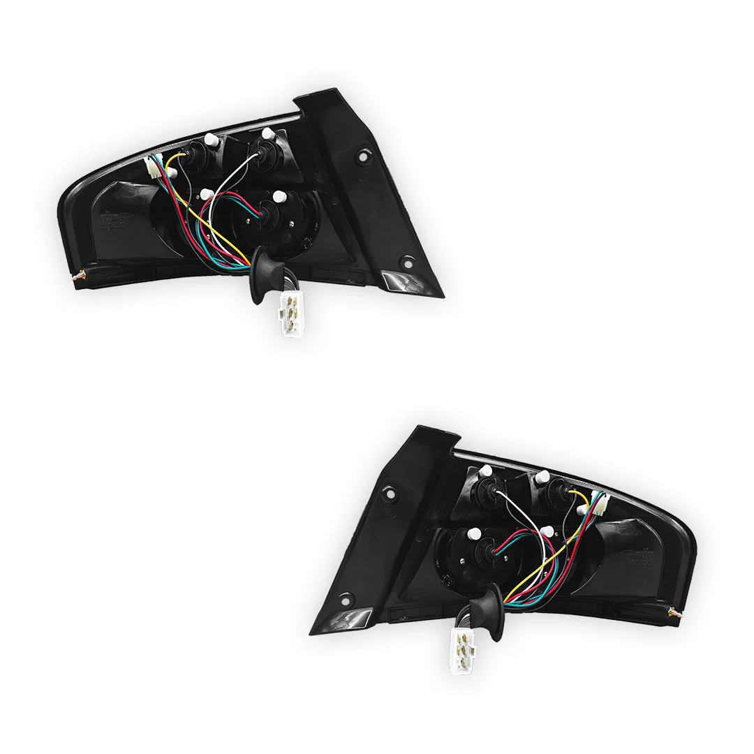Ford Falcon BA / BF (2002 - 2011) Black Altezza Tail Lights LH + RH - Image 3