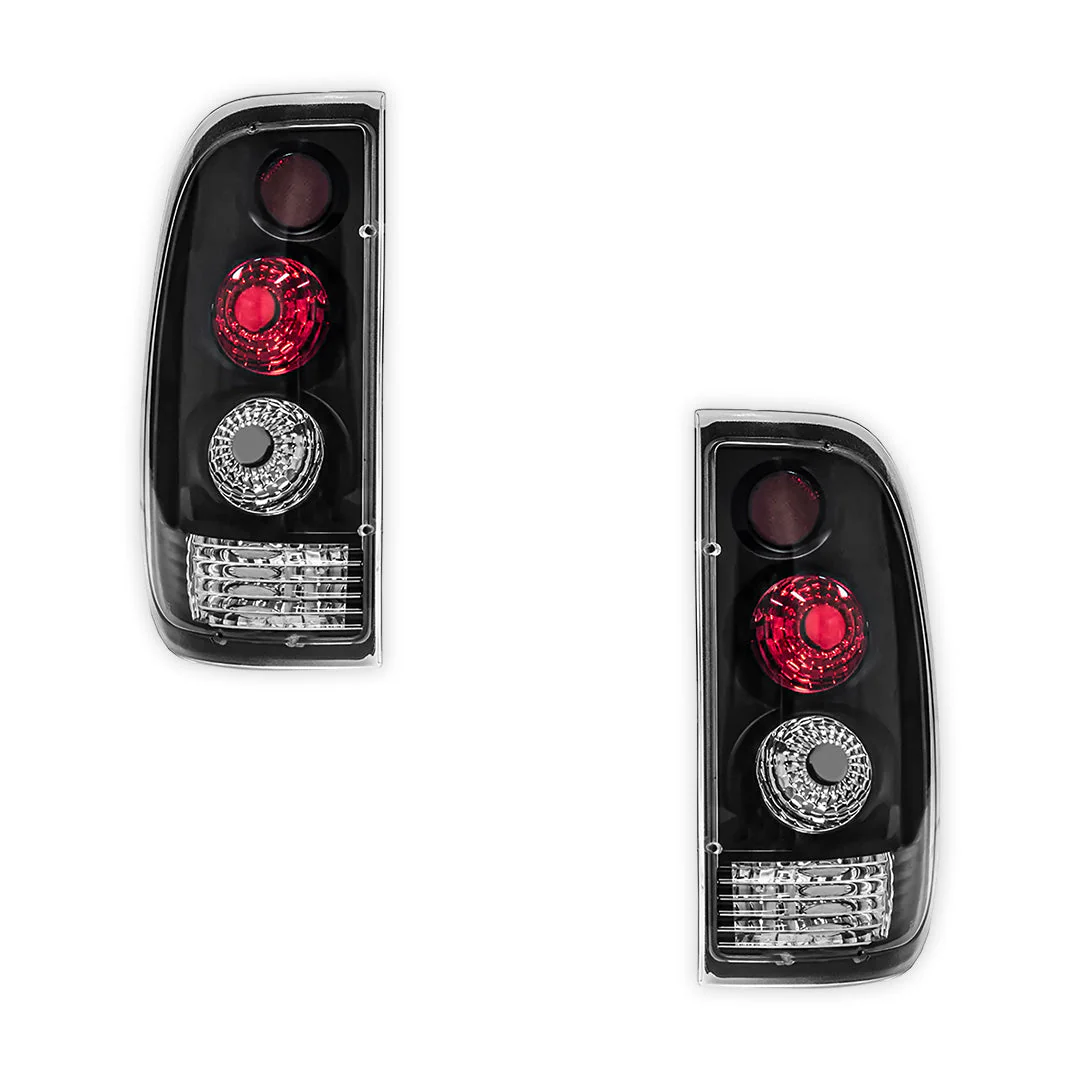 Ford Falcon BA / BF UTE Series 1 & 2 (2002 - 2008) Black Altezza Tail Lights LH + RH - Image 2