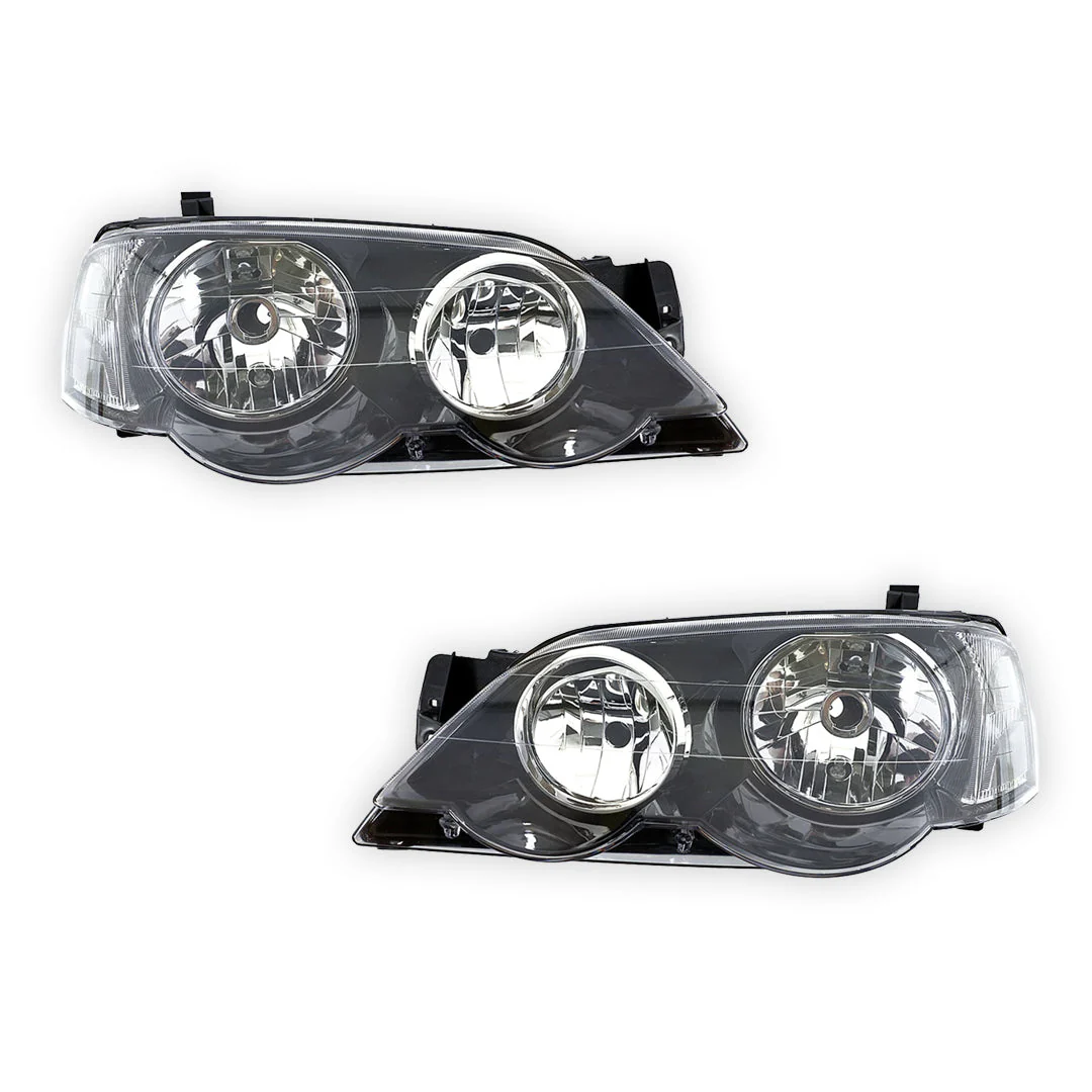 Ford Falcon BA Series 1 & 2 (2002 - 2005) OEM Style Headlights LH + RH - Image 2