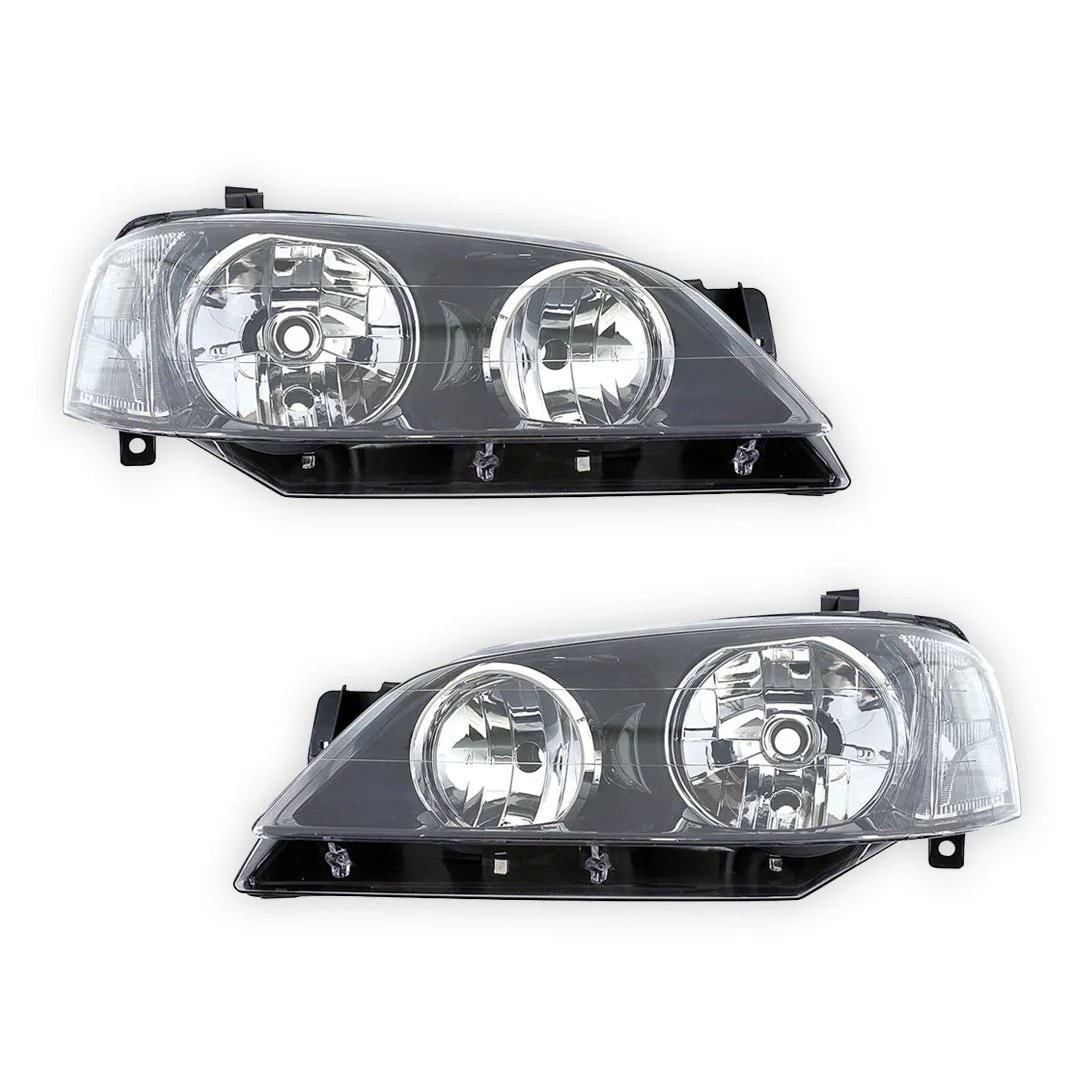 Ford Falcon BA Series 2 (2003 - 2005) OEM Style Headlights LH + RH - Image 2