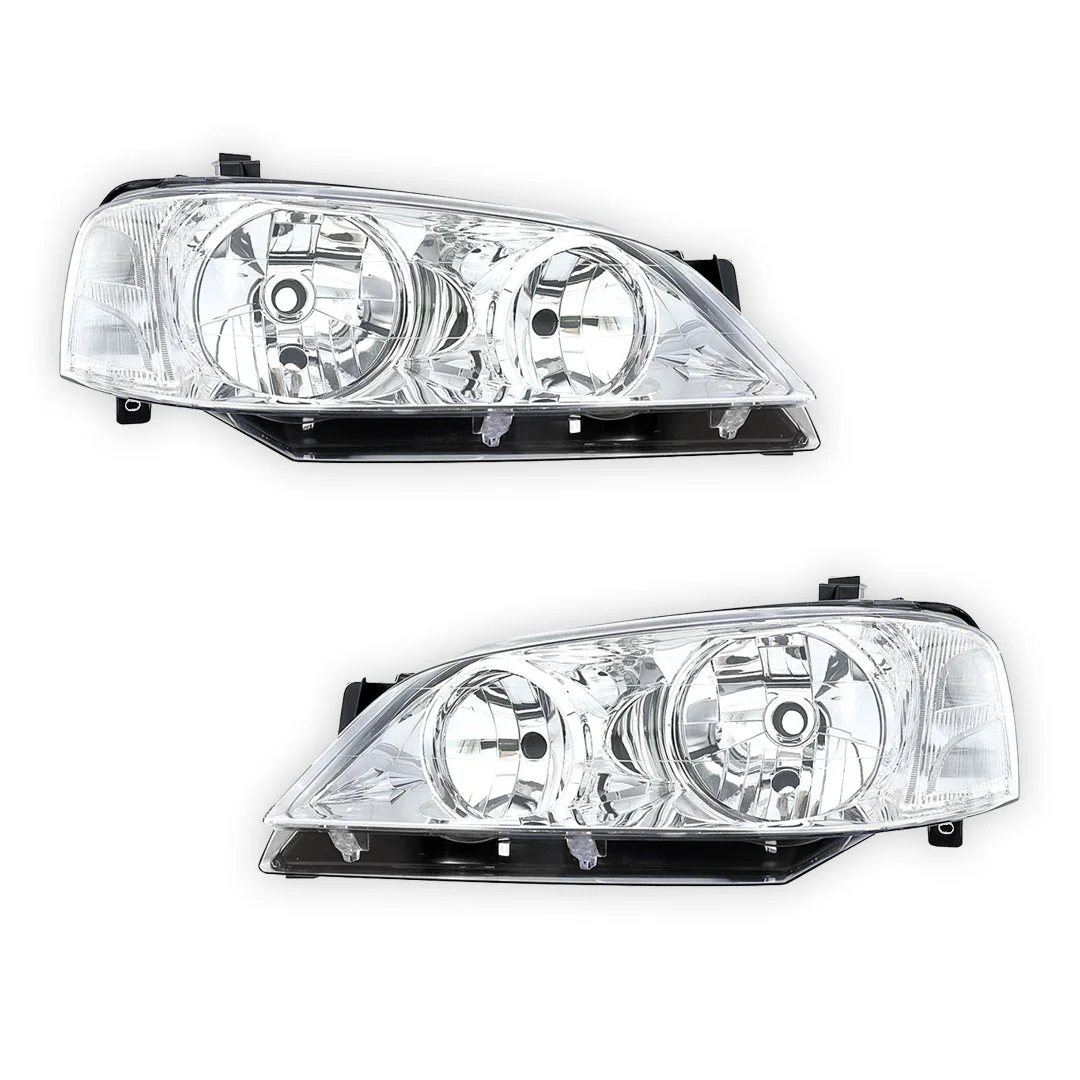 Ford Falcon BA Series 2 (2003 - 2005) OEM Style Headlights LH + RH - Image 2