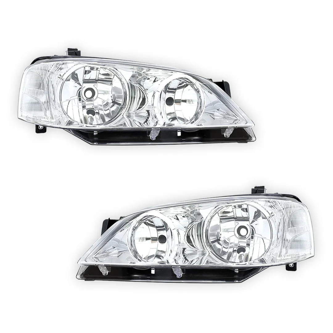 Ford Falcon BA Series 2 (2003 - 2005) OEM Style Headlights LH + RH - Image 2