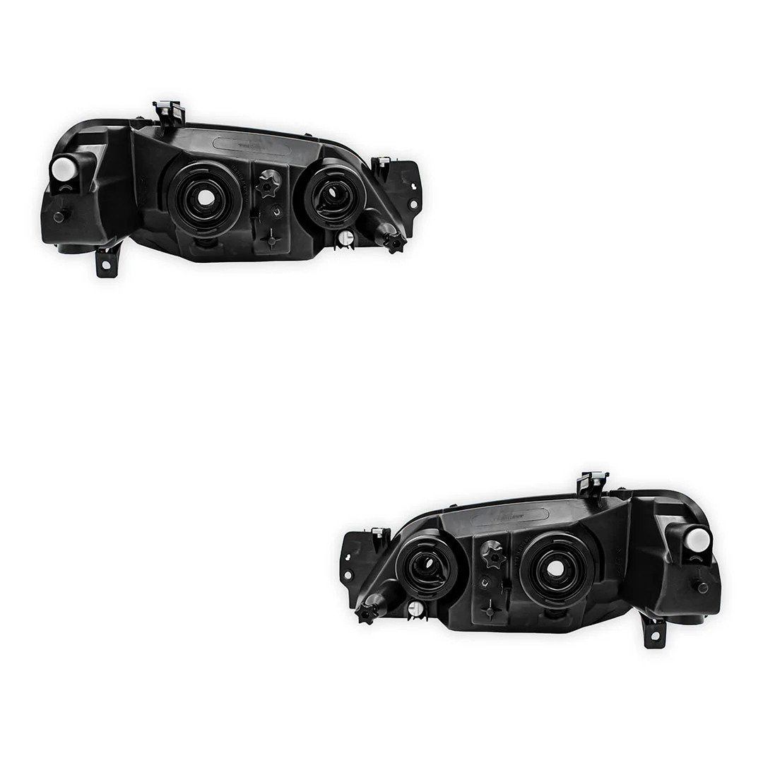 Ford Falcon BF Series 2 & 3 (2006 - 2011) Black Headlights LH + RH - Image 2