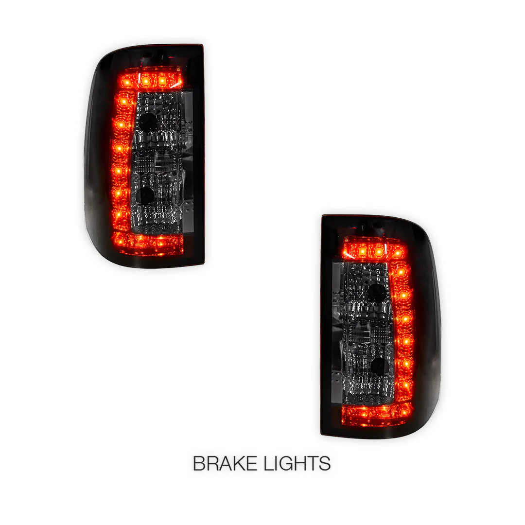 Ford Falcon FG / FG X UTE (2008 - 2016) Black LED Tail Lights LH + RH - Image 2